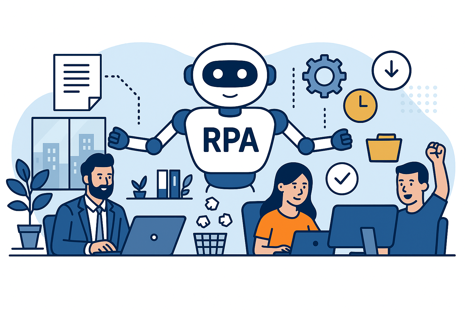 Что такое RPA <span class="thin">или как роботы спасают бизнес от рутины</span>